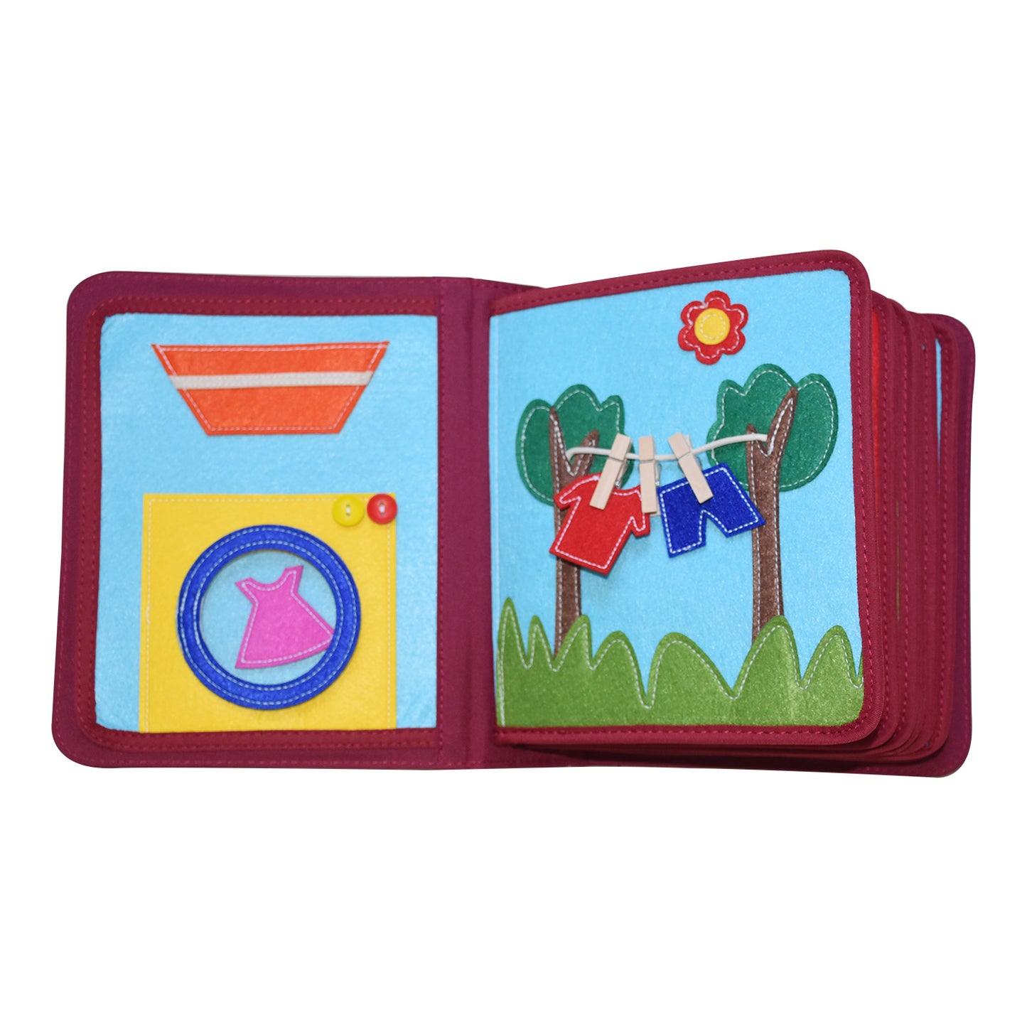 Quiet Book Erleuchtung inkl. Rucksack (blue)