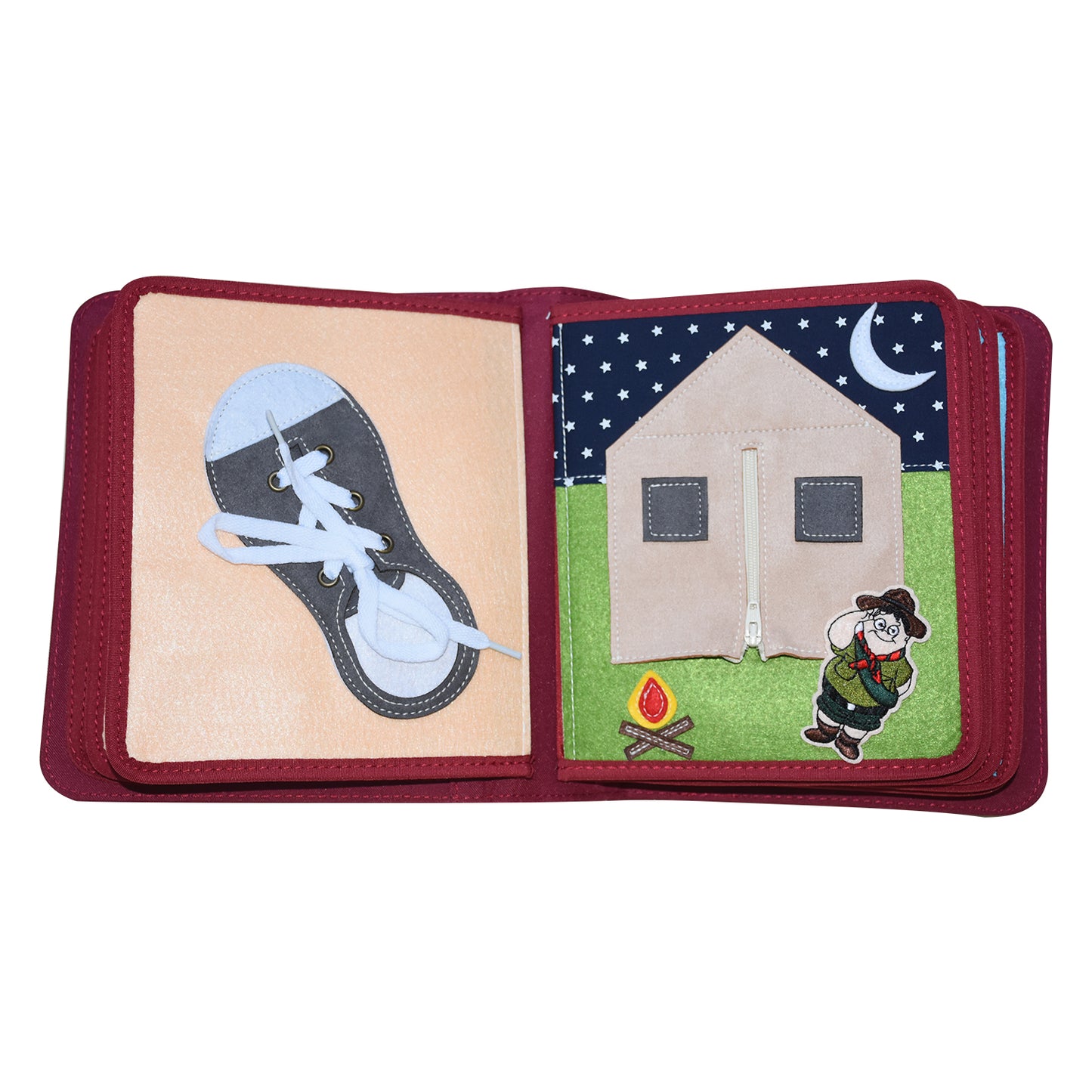 Quiet Book Erleuchtung inkl. Rucksack (blue)