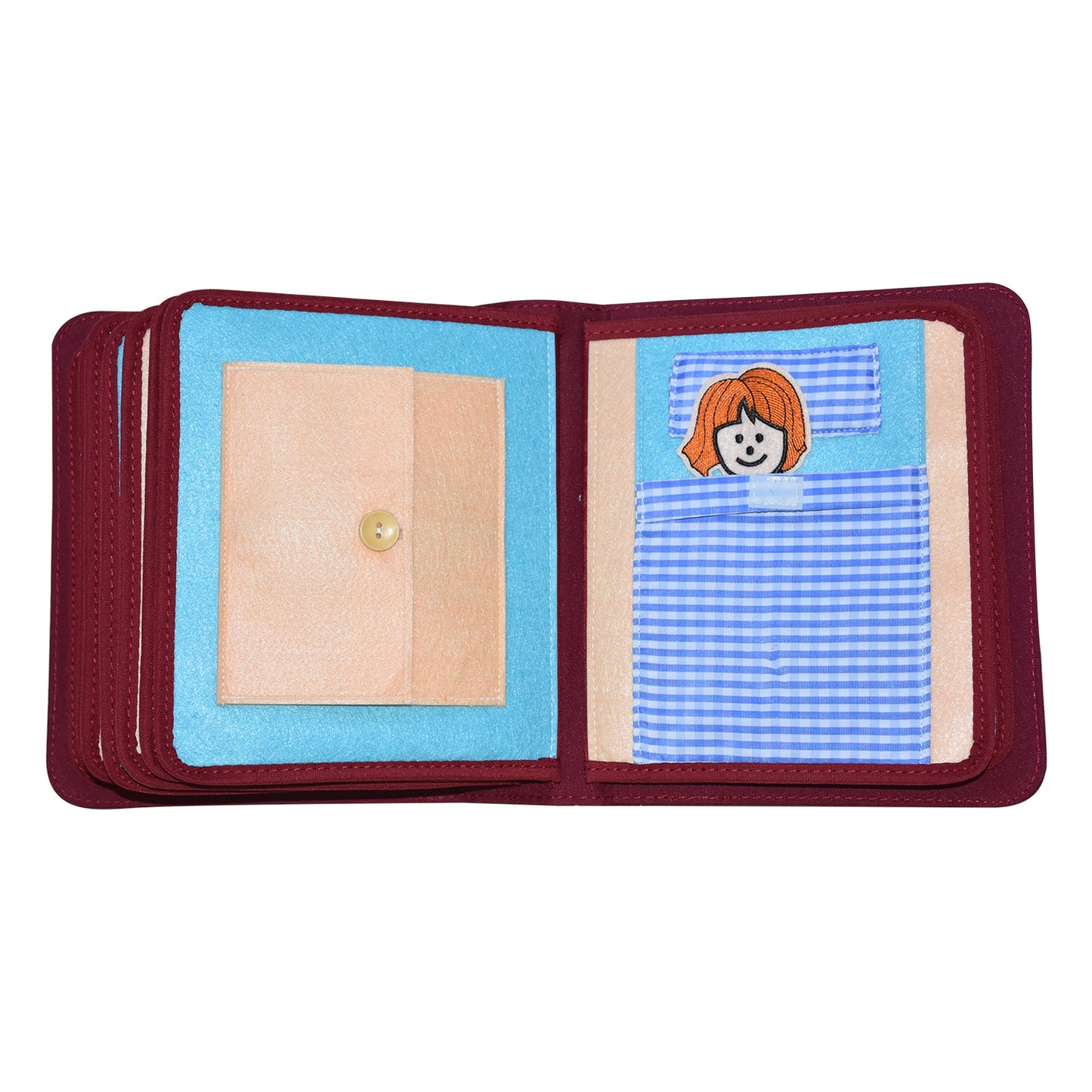 Quiet Book Erleuchtung inkl. Rucksack (blue)