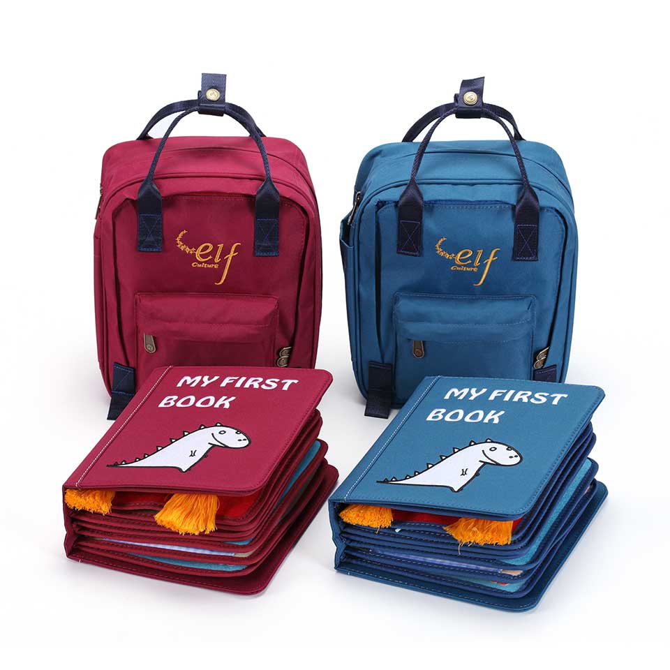 Quiet Book Erleuchtung inkl. Rucksack (blue)