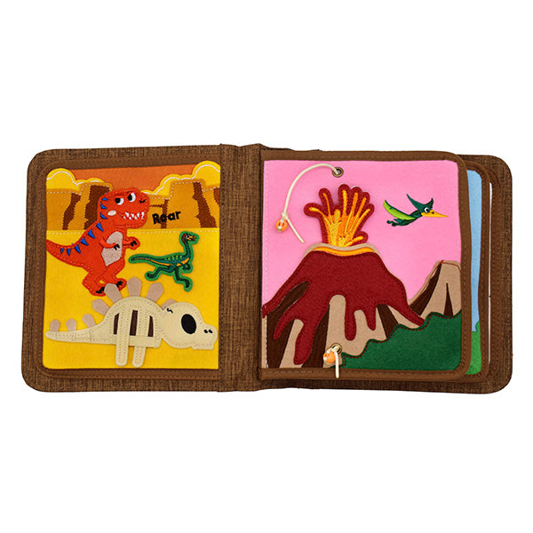 Quiet Book T-Rex inkl. Rucksack