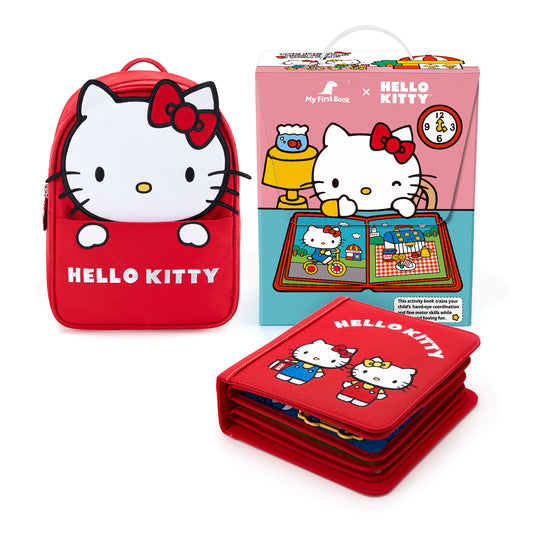 My First Book Hello Kitty Buch Rucksack und Verpackung